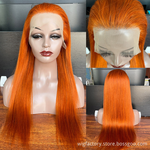 factory price full lace front wigs human hair brazilian, brown colored human hair lace front wigs,hd lace frontal wig human hair